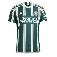 Pánský Fotbalový dres Manchester United Alejandro Garnacho #17 2023-24 Venkovní Krátký Rukáv